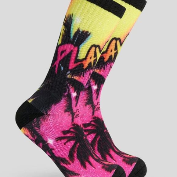 PSD Playboy Beach Club Crew Sock - Picture 1 of 7